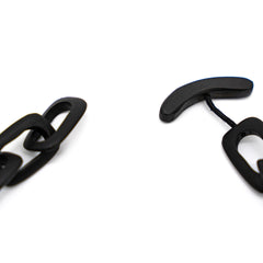 Ebenholzkette mit Malachit