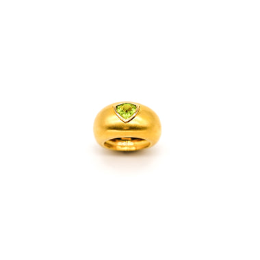 Peridot Triangelring