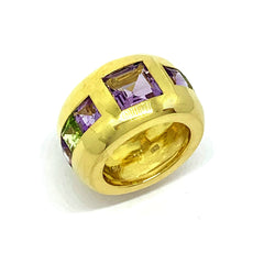 Amethyst/ Peridot Ring 2